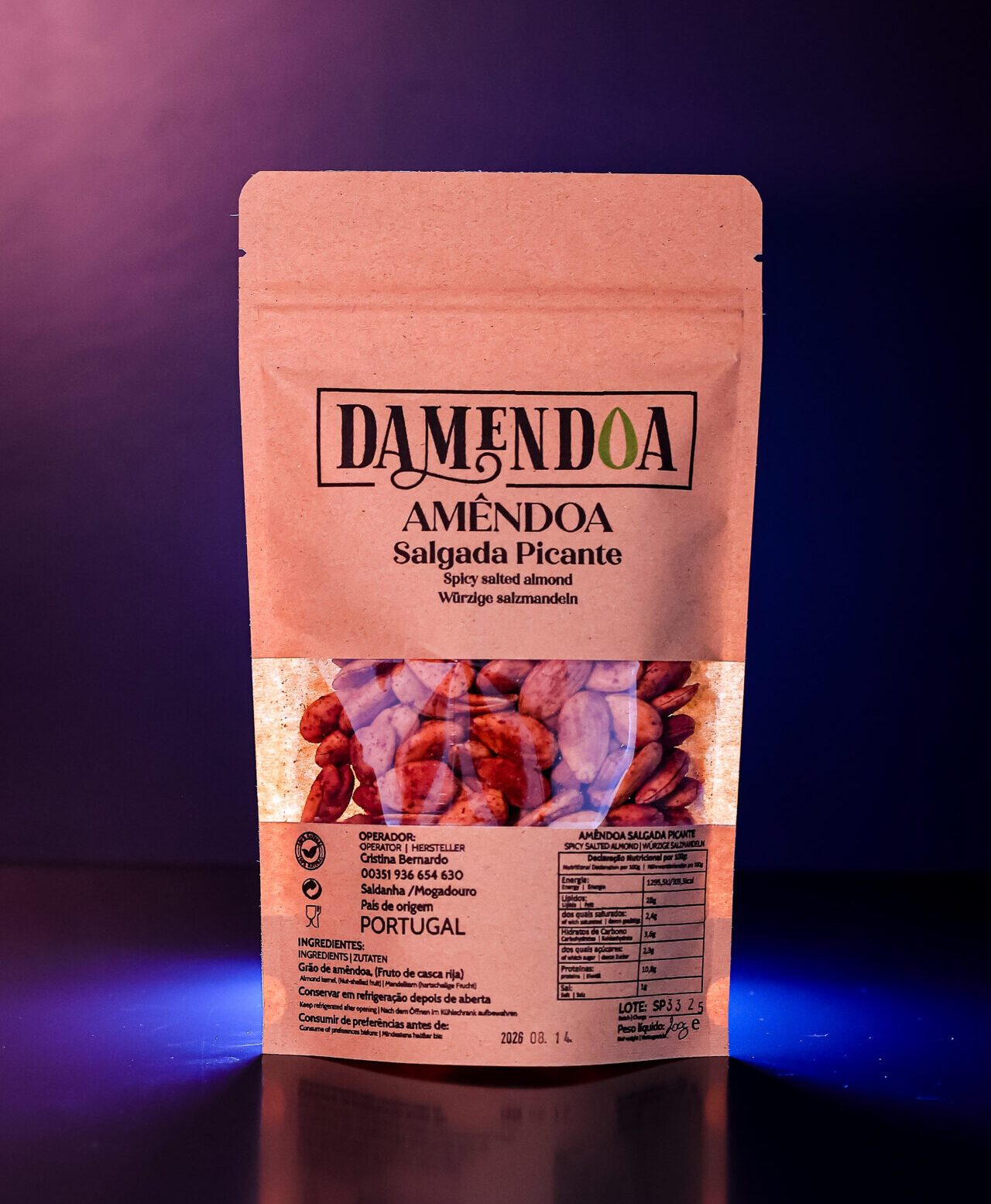 Amêndoa Salgada Picante